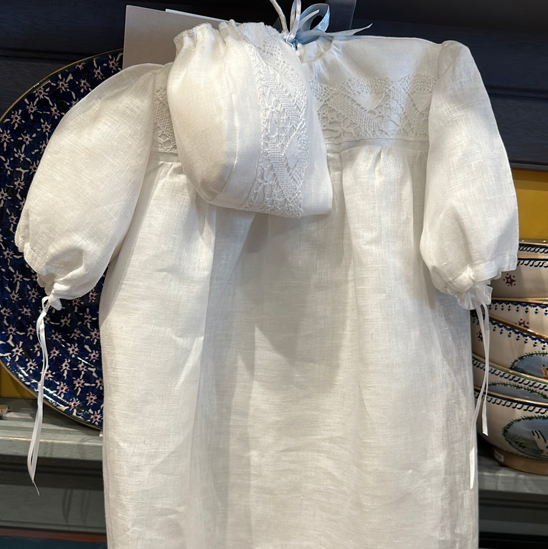 Irish Linen Heirloom Christening Gown Irish Linen Heirloom Christening Gown