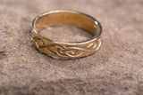 10K Celtic Le Cheile Swans Wedding Band -  Mary-Anne's Irish Gift Shop