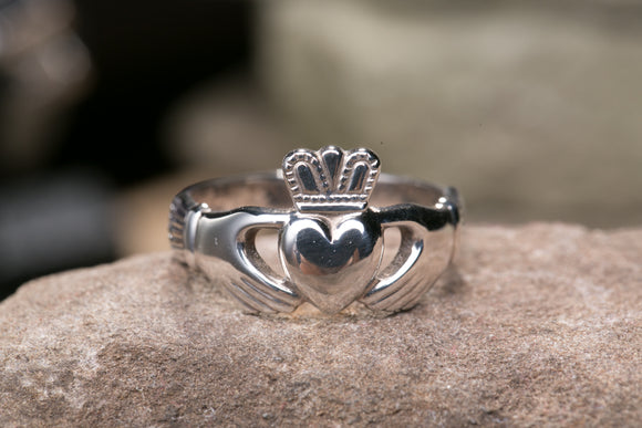 Mens Sterling Silver Claddagh Ring -  Jim O'Conner