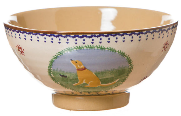 Nicholas Mosse Dog Medium Bowl -  Nicholas Mosse Pottery