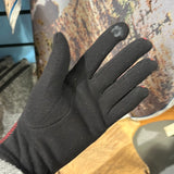 Ladies Herringbone Gloves with Celtic Knot