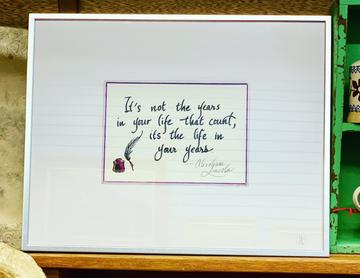 Inspirational Quotes Hand Lettered