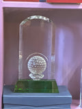 Crystal Golf Ball Award CRY359