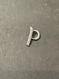 Ladies Sterling Silver Celtic Initial Pendant