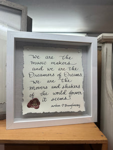 Handmade Blessing We Are The Music Makers…