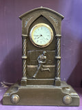 Bronze Gaelic Football Clock Sml