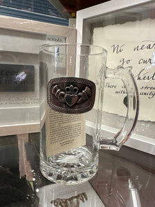 Mullingar Pewter Trinity Claddagh Tankard