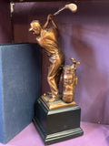 Bronze Golfer on Base