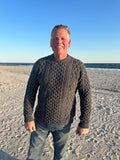 Fisherman Heavyweight Gents Cable Aran Crew