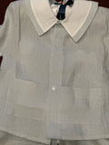 Handmade Irish Linen Top and Bottom Set