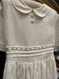 Handmade Irish Linen Girls Communion Dress