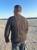 Fisherman Heavyweight Gents Cable Aran Crew