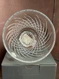 Waterford Crystal 5in Footed Wave Bowl