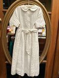 Handmade Irish Linen Girls Communion Dress