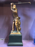 Bronze Golfer on Base