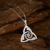 Sterling Silver Celtic Spiral Pendant