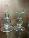 Simon Pearce Hartland Candle Holder Pair