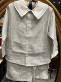 Handmade Irish Linen Top and Bottom Set