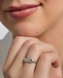 Ladies Small Heavyweight Sterling Silver Claddagh Ring