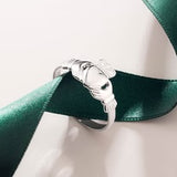 Ladies Sterling Silver Lg Lightweight Claddagh Ring