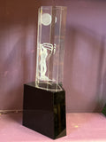 Crystal Golfer Prism CRY340