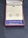 Sterling Silver Tree of Life Stud Earrings