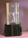 Crystal Golfer Prism CRY340