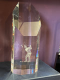 Crystal Golfer Prism CRY082