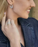 Ladies Sterling Silver Lg Lightweight Claddagh Ring