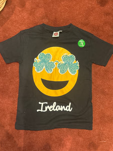 Kids Ireland Emoji Sequin T Shirt