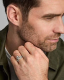 Mens Heavyweight Sterling Silver Claddagh Ring