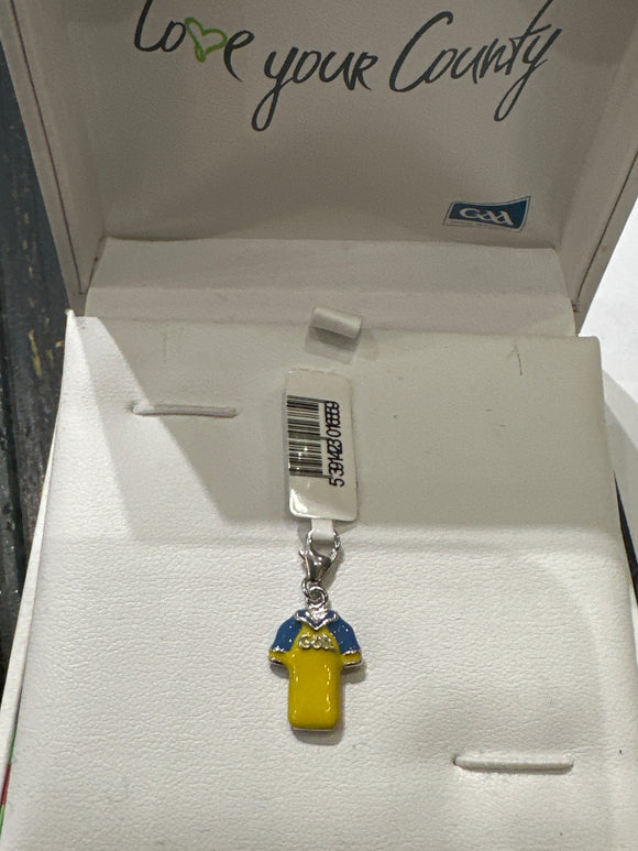 Sterling Silver GAA jersey Charm Roscommon