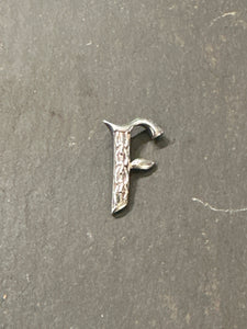 Sterling Silver Celtic Initial Pendant -  Solvar