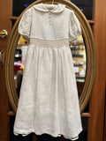 Handmade Irish Linen Girls Communion Dress