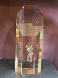 Crystal Golfer Prism CRY082