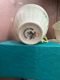 Belleek Shamrock Weave Tea Cup