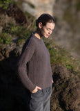 Fisherman Out of Ireland Ribbed Crew Sweater