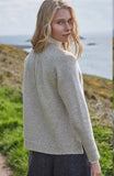 Fisherman out of Ireland V Neck Cardigan with Cable Detail