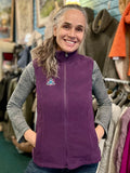 Ladies Embroidered Fleece Zip Vest