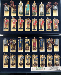 Handpainted Pewter Chess Set Queen Maeve vs. Ulster