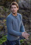 Fisherman Out of Ireland Gents Roll Neck Sweater with Toggle