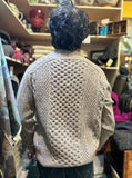 Fisherman Out of Ireland Geelong Aran Cable Crew Marble