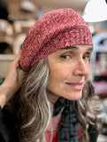 Cable Knit Beret...Merino and Cashmere