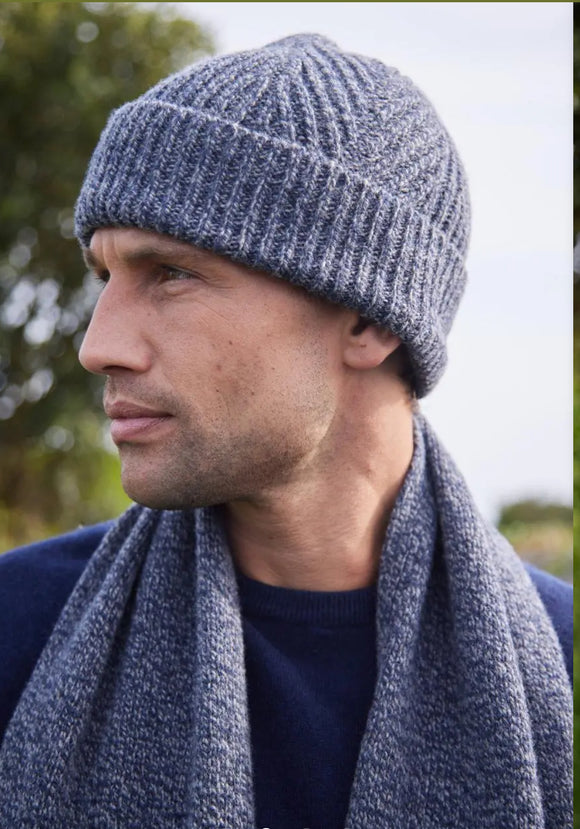 Supersoft Ribbed Hat Grey