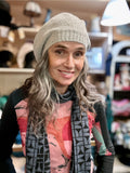Cable Knit Beret...Merino and Cashmere