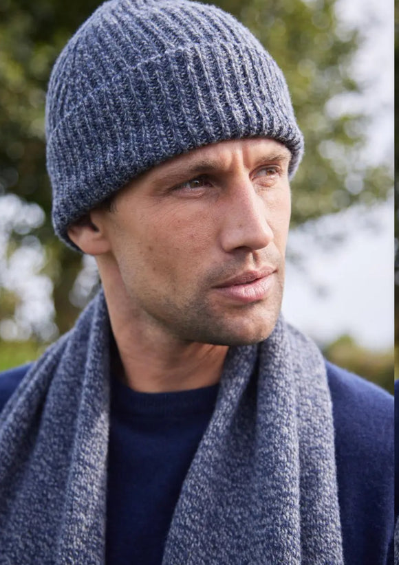 Supersoft Ribbed Hat Grey