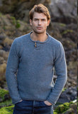 Fisherman Out of Ireland Gents Roll Neck Sweater with Toggle