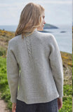 Fisherman out of Ireland V Neck Cardigan with Cable Detail