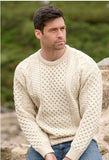 supersoft Aran Cable Knit Crew Unisex
