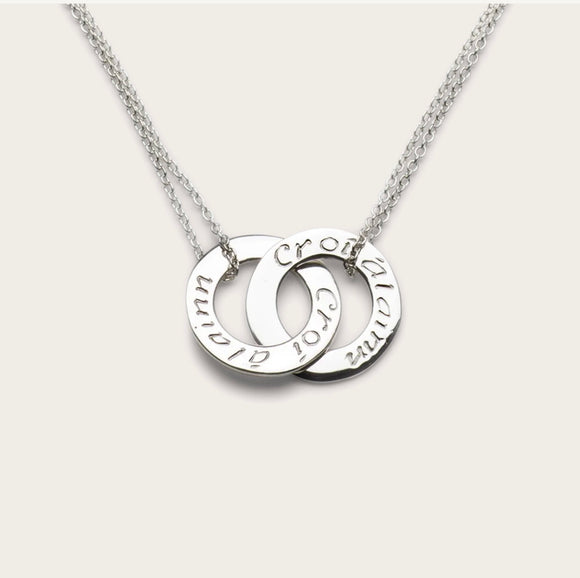 Enibas Croí álaínn....a beautiful heart... handcrafted sterling silver pendant